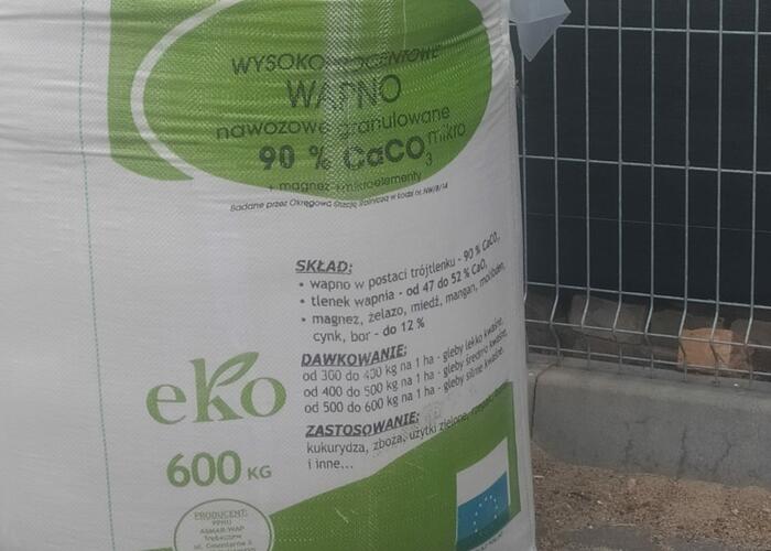 Grajewo ogłoszenia: Sprzedam certyfikowane wapno granulowane w big-bagach po 600 kg...